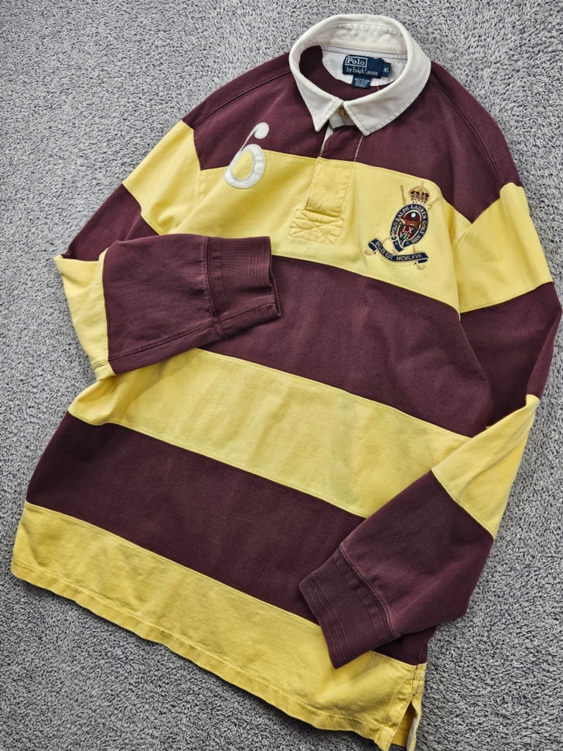 폴로랄프로렌 스트라이프 럭비 티셔츠 ( XL ) / 11765 상품이미지6