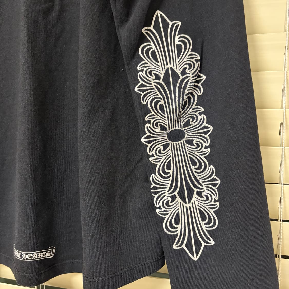 레어) 크롬하츠 플로랄 홀스슈 크로스 롱슬리브 긴팔 티셔츠 XL 상품이미지6