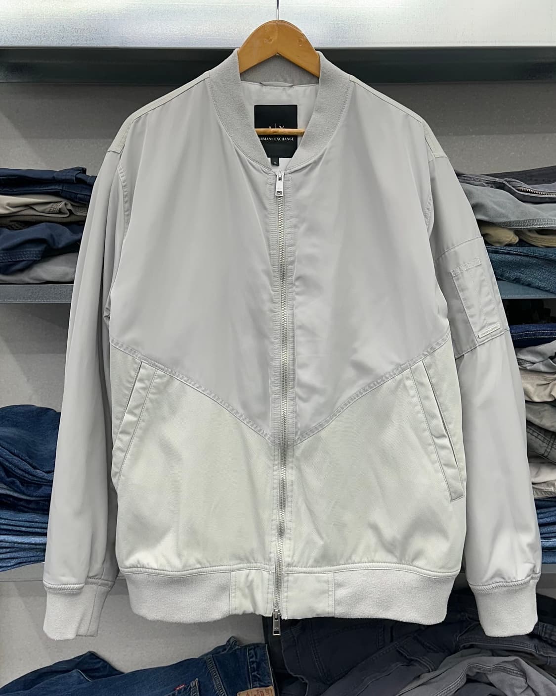 (XL오버)ARMANIEXCHANGE 항공점퍼-M1901 상품이미지1