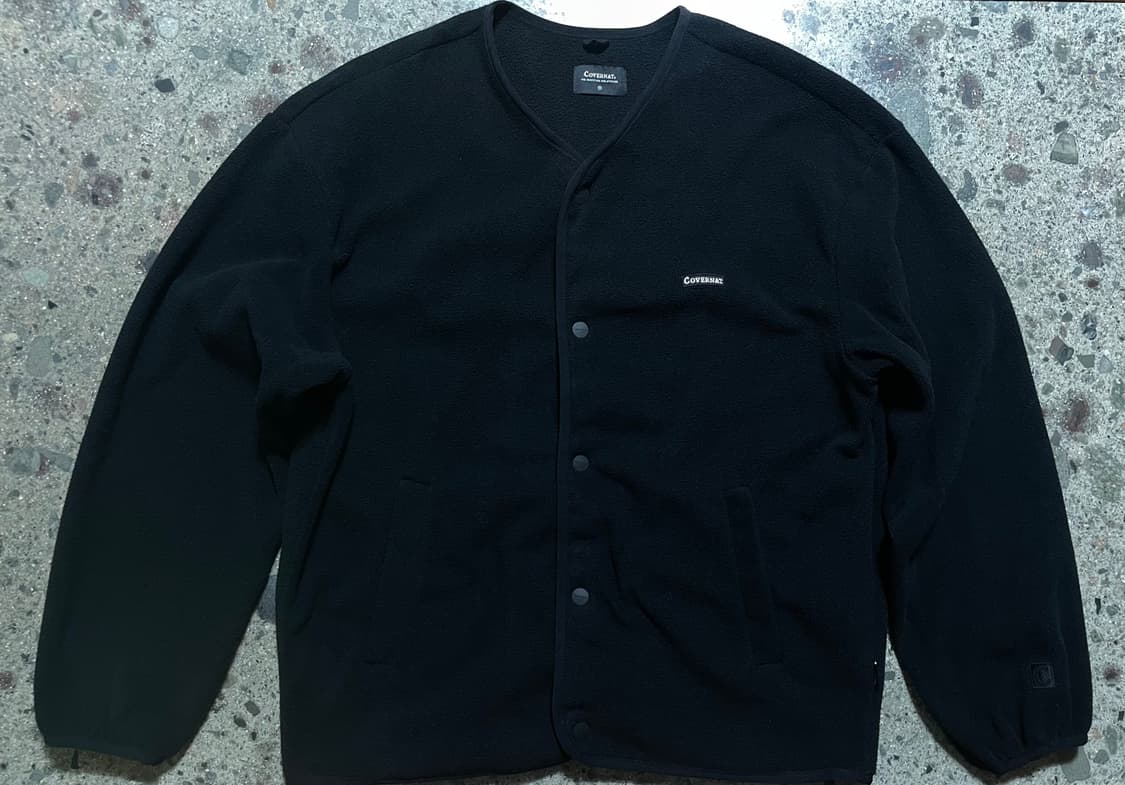 커버낫-플리스 카라리스 자켓(블랙) 상품이미지1