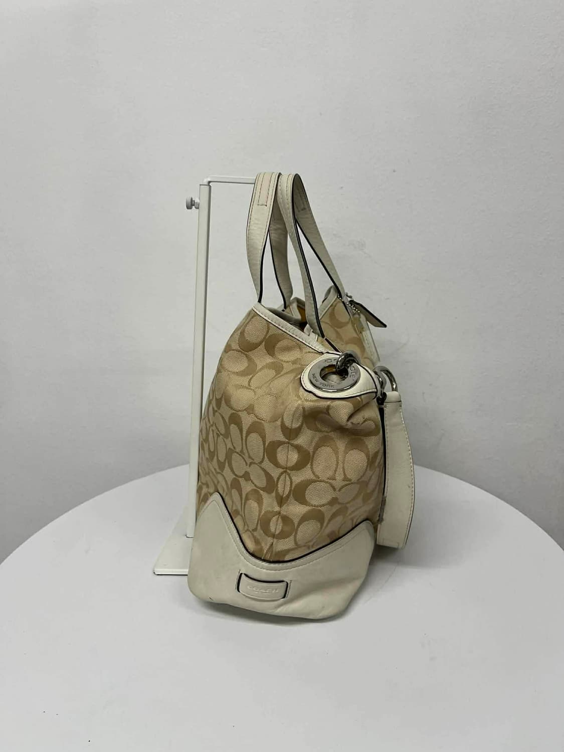 코치 시그니처 캔버스 투웨이 쇼퍼 숄더백 토트백 상품이미지2