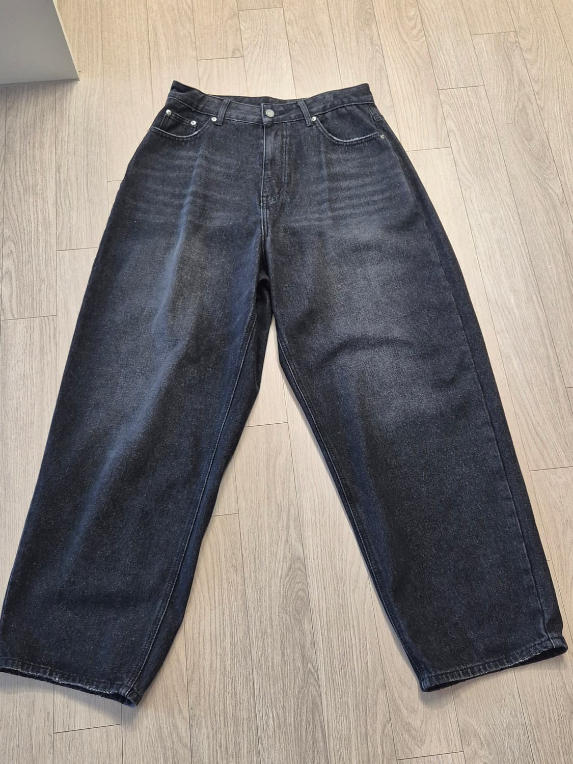 1993스튜디오 벌룬데님 블랙 상품이미지1