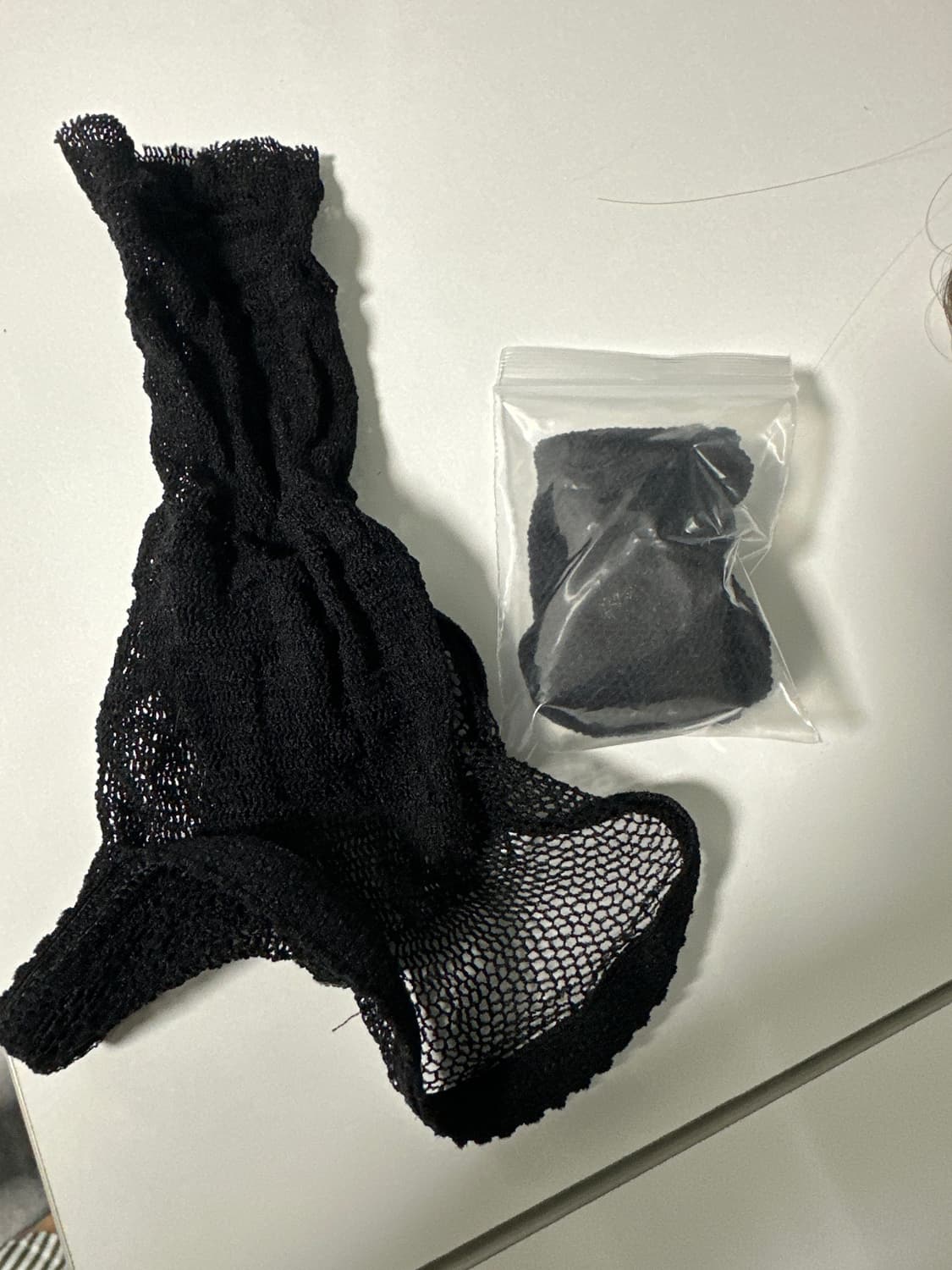 C컬 세미롱단발 라이트브라운 인조모+가발망 1개 상품이미지6