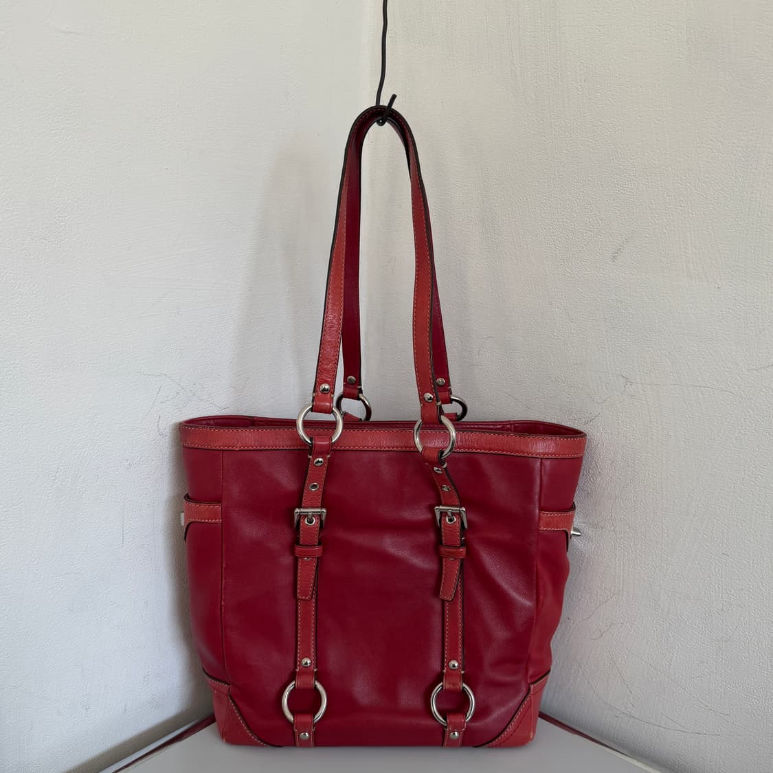 Vintage Coach leather tote bag 상품이미지2