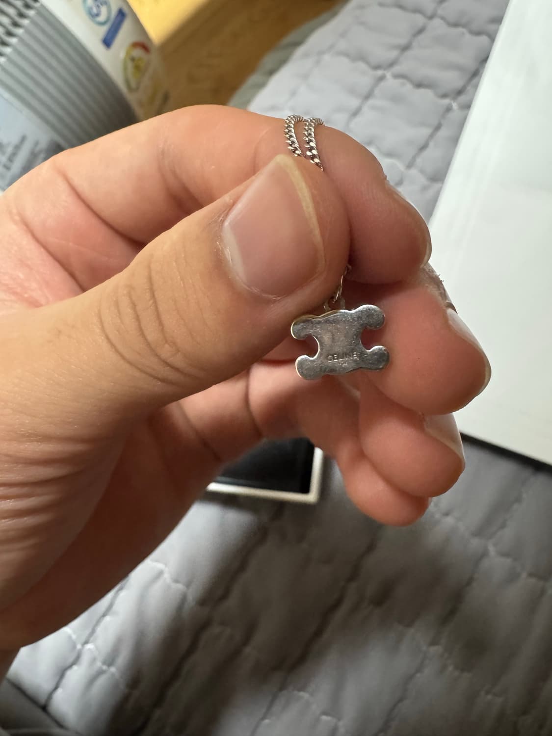 25/6 셀린느 트리오페 크리스탈 목걸이 상품이미지3