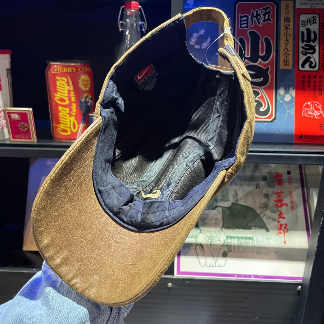 1990s NIKE 나이키 스우시 레더 캡 상품이미지6