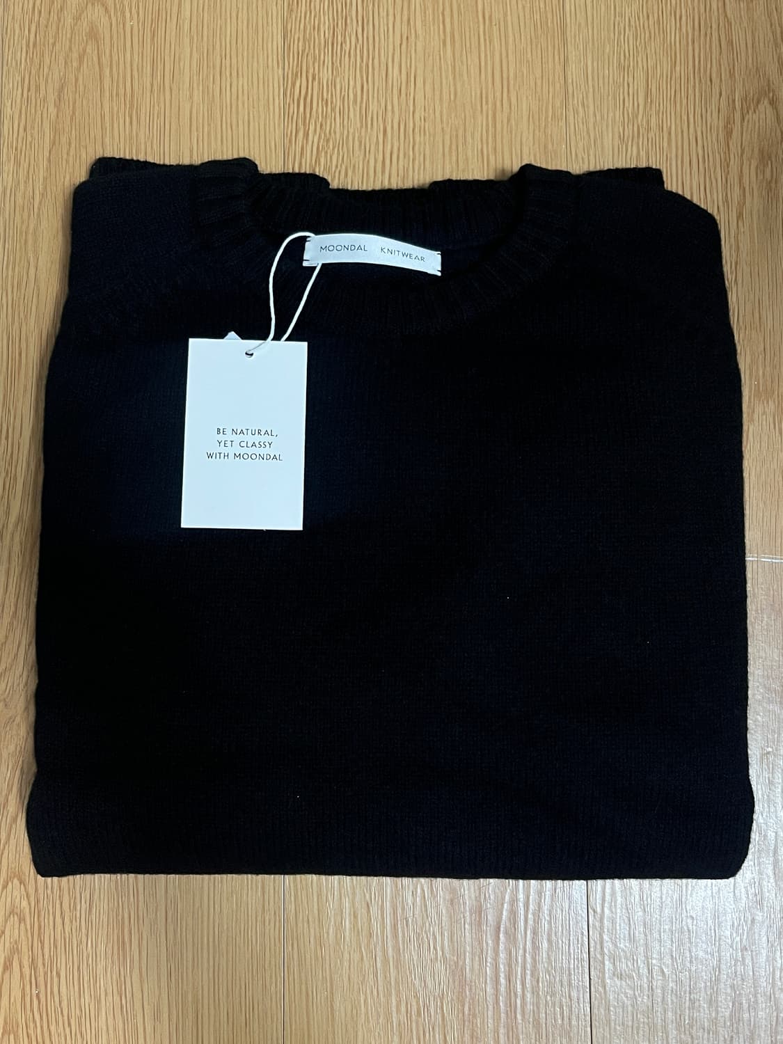 문달 니트 블랙 상품이미지1