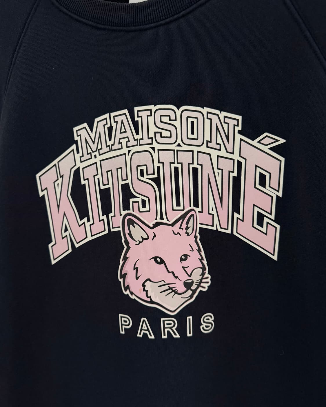 Maison Kitsune 메종키츠네 캠퍼스폭스 어드저스티스 맨투맨 상품이미지5