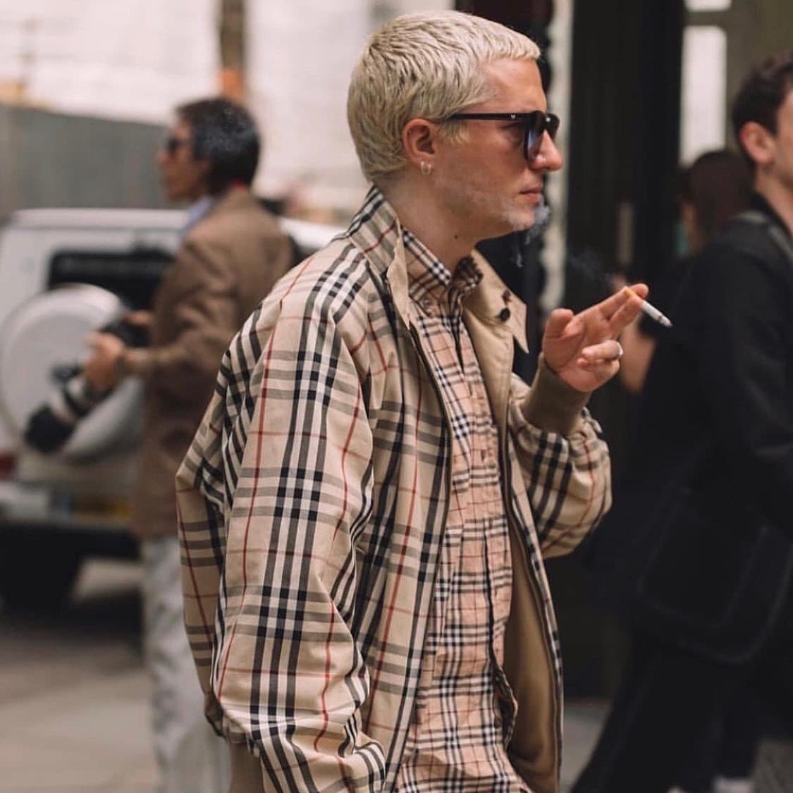 버버리 90s 오리지널 베이지노바체크셔츠 상품이미지3