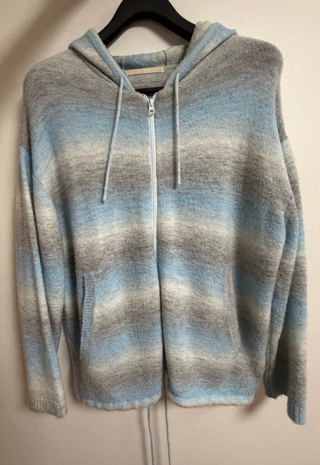 999휴머니티 빅뱅 후디드 집업 블루 상품이미지3