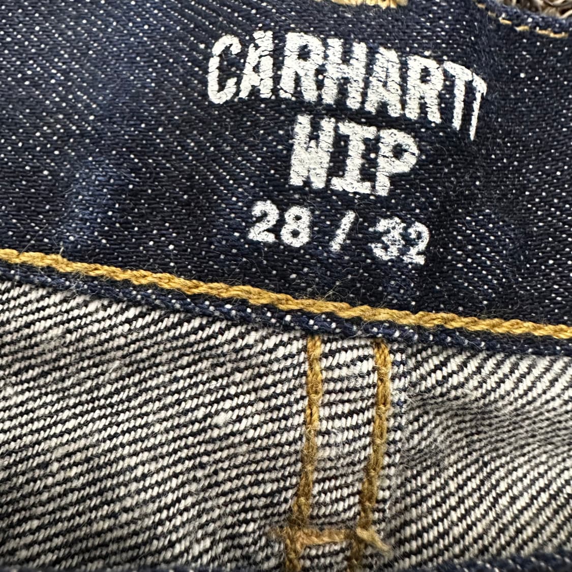 칼하트 WIP 데님 청바지 28인치 상품이미지5