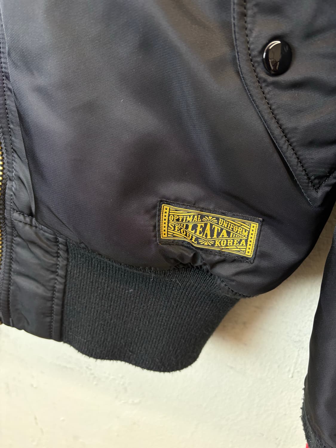 알파인더스트리 리타 MA-1 자켓 블랙 상품이미지7