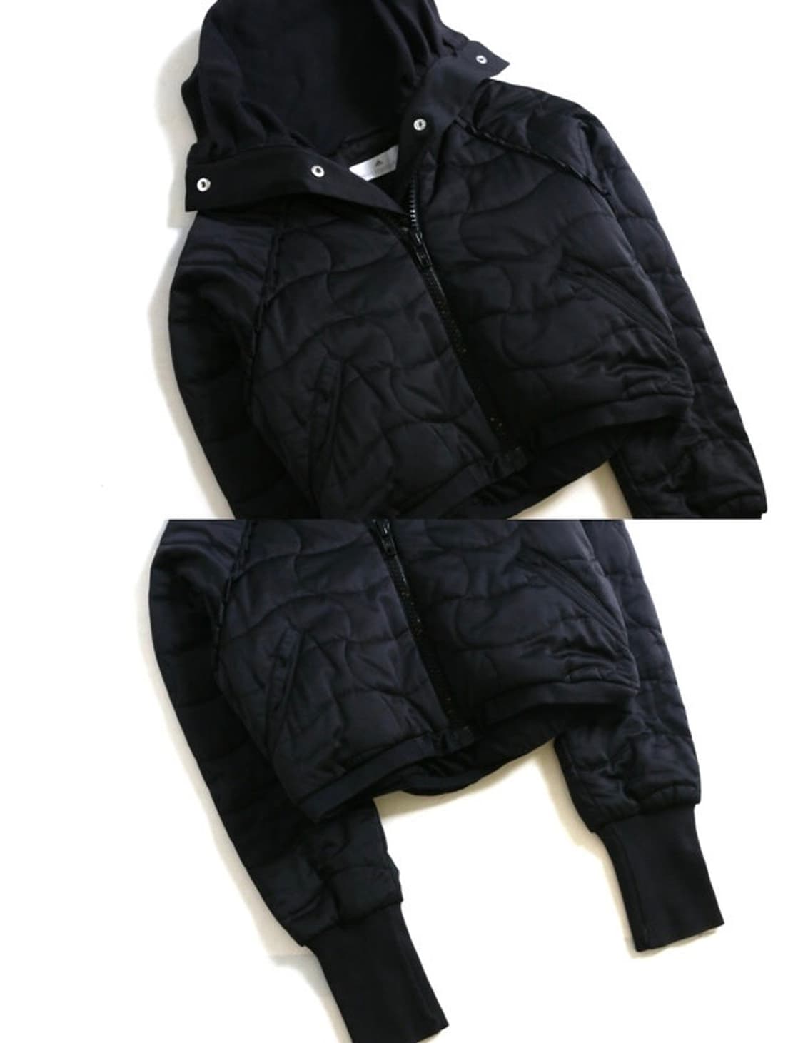 Adidas X Stella Mccartney 하이넥 크롭 경량패딩 상품이미지3