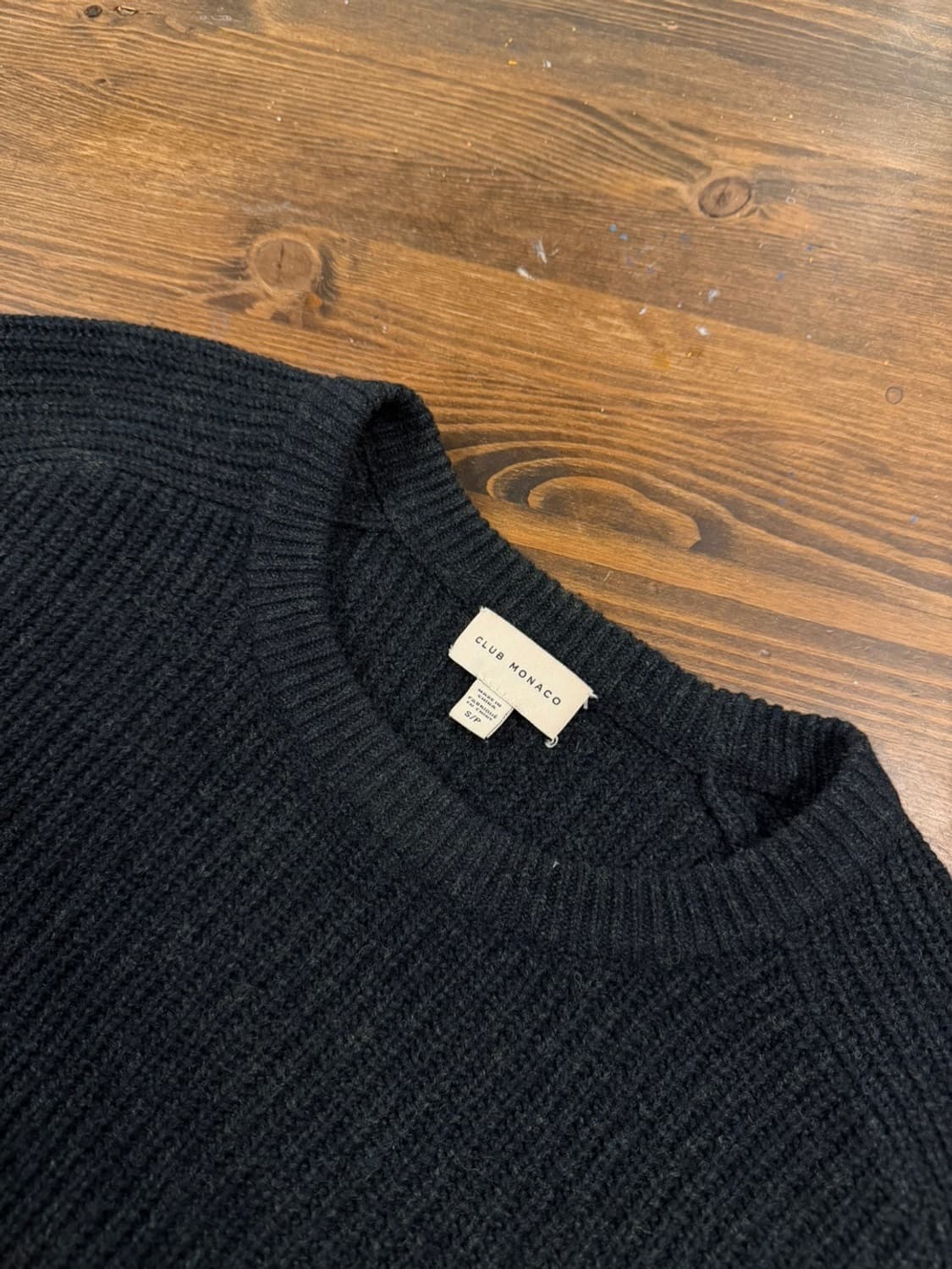 클럽모나코 니트 남성95-슬림100 상품이미지6