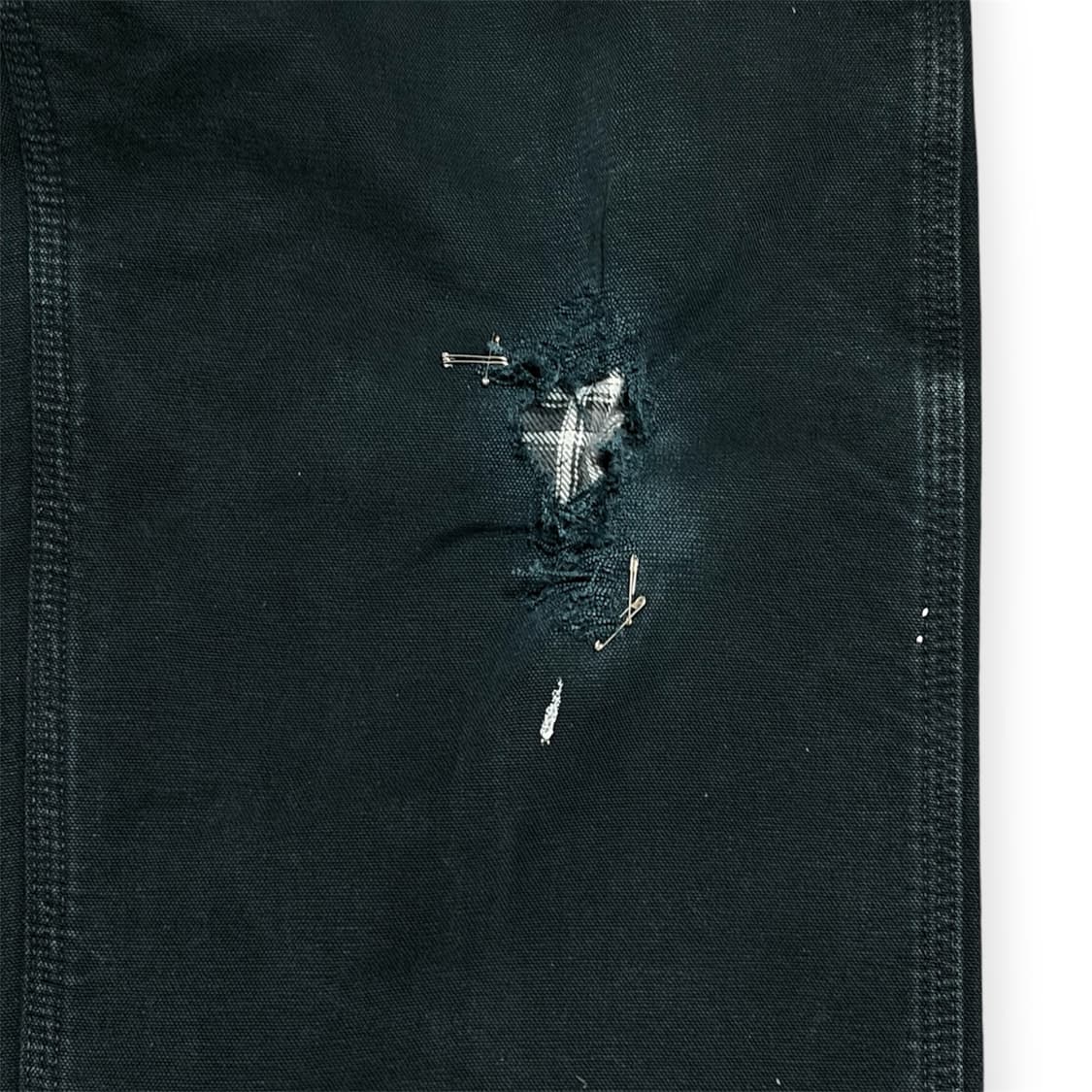 Carhartt B111 BLK 라이닝 덕캔버스 팬츠 36x32 상품이미지3