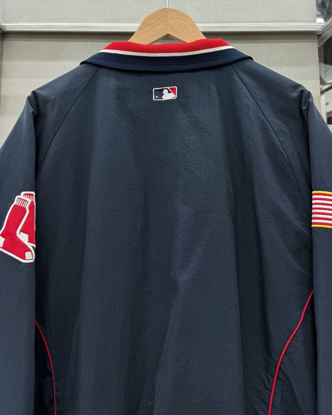 마제스틱 00s 보스턴 레드삭스 덕아웃 자켓 네이비 상품이미지4