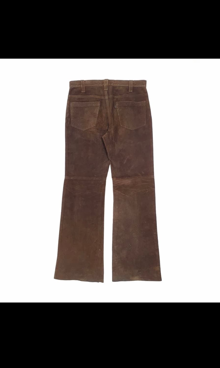 리바이스 lvc 스웨이드 플레어 레더 팬츠 상품이미지2