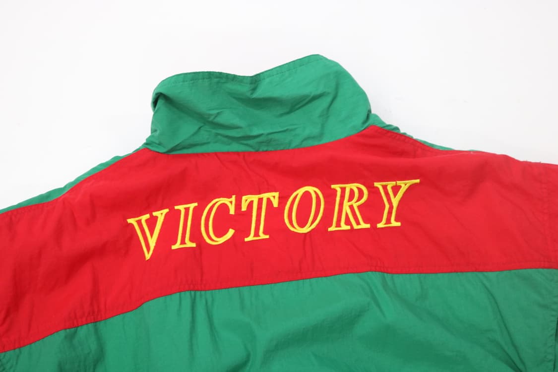 MEDALIST 빈티지 그린 레트로 빅토리 나일론 자켓 L 상품이미지8