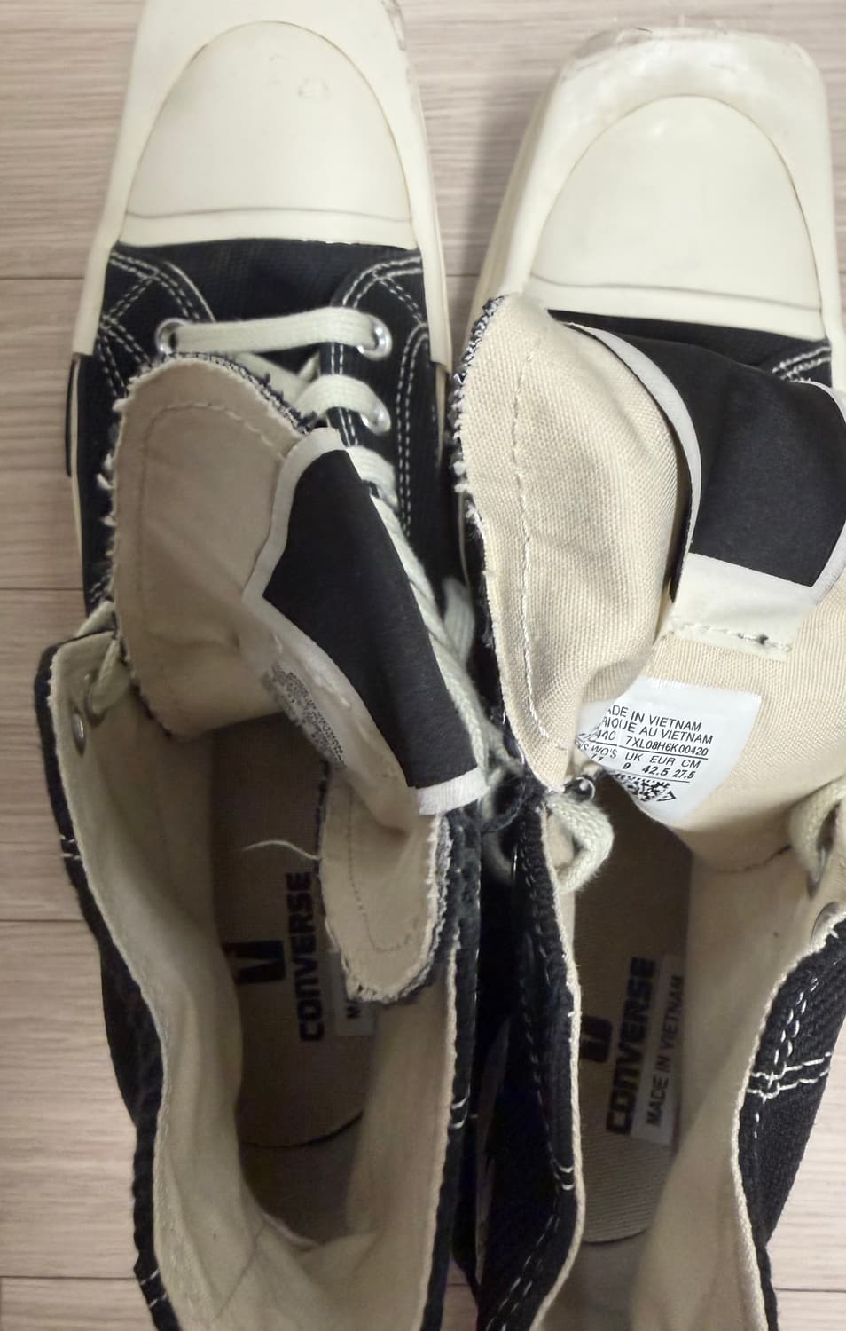 컨버스 x 다크쉐도우 터보다크 척 70 하이 블랙 상품이미지4