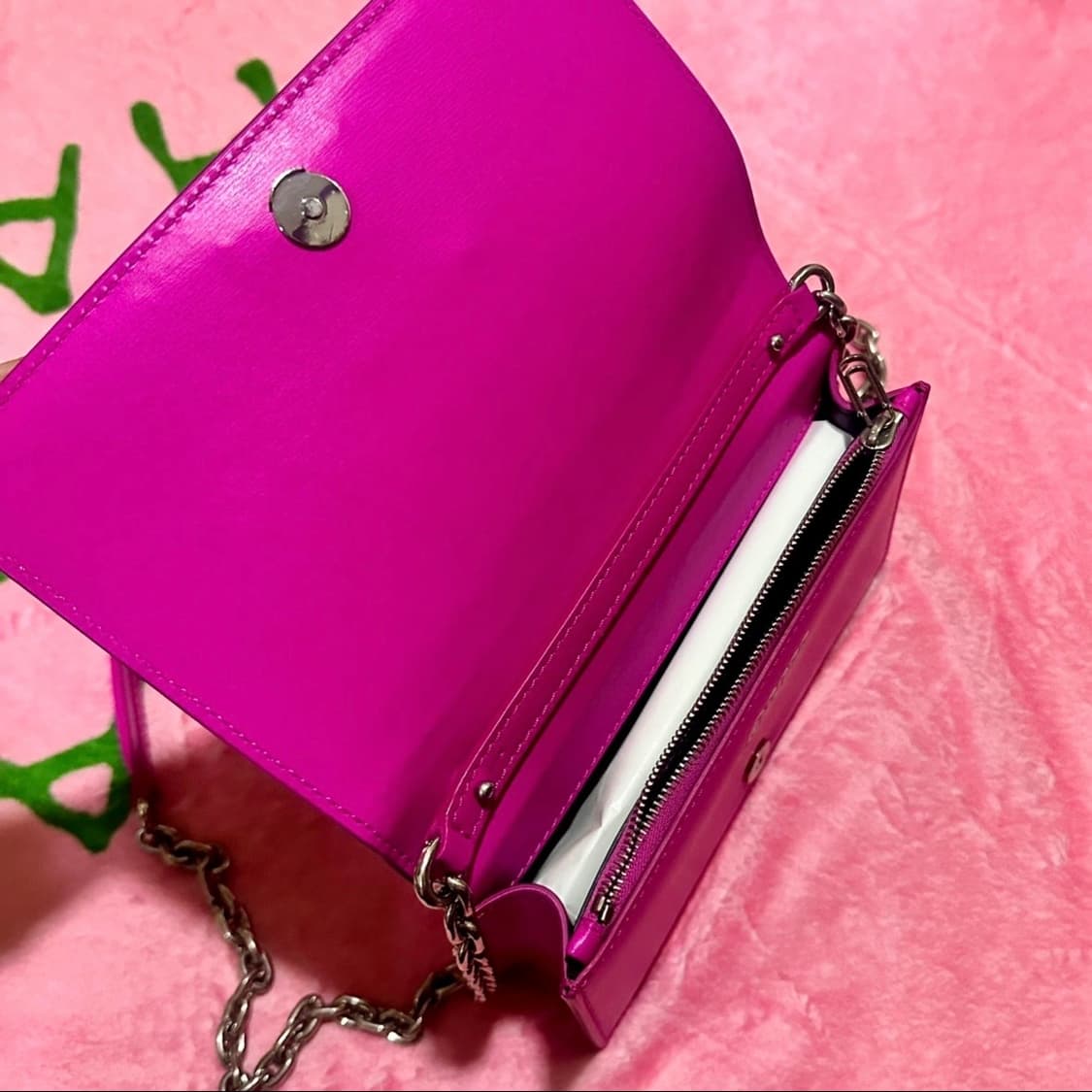 오프화이트 핫핑크 숄더백 상품이미지3