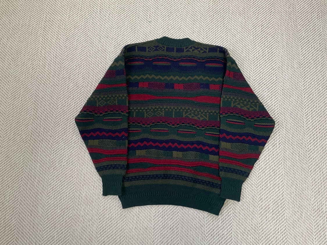 빈티지 이태리 지오메트릭 니트 상품이미지1