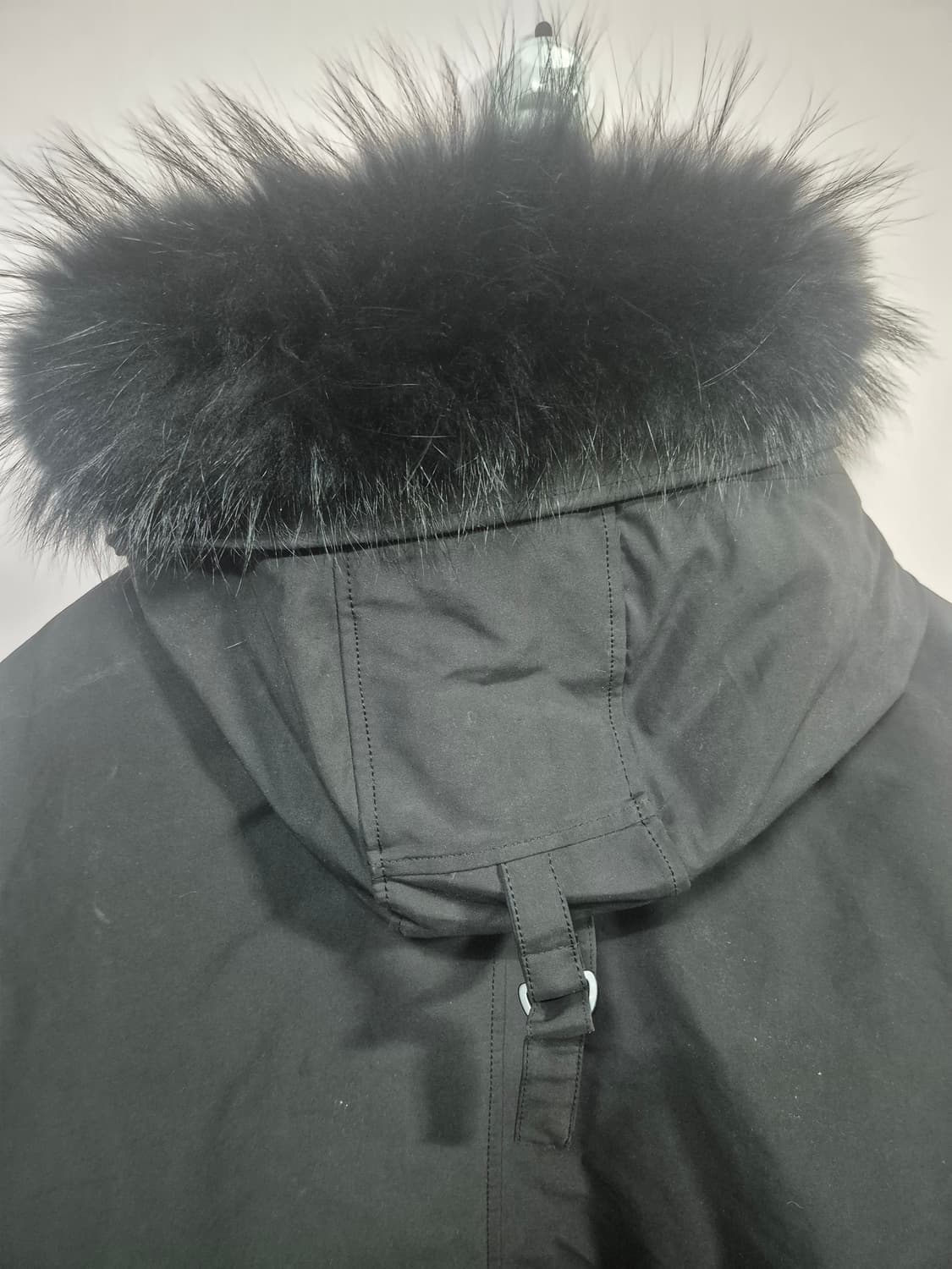 T.I FOR MEN 티아이포맨 블랙 후드 롱 블랙 패딩 상품이미지4