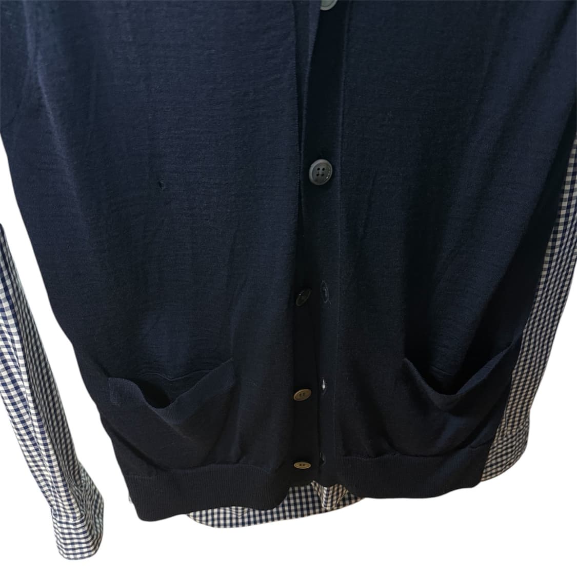 Ad2010 꼼데가르송 옴므 가디건 도킹 셔츠 상품이미지6