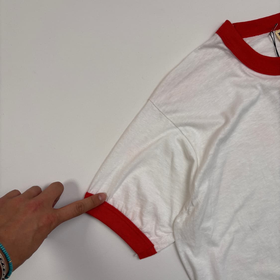 [XL] 80s USA BE THERE ringer crew neck 상품이미지3