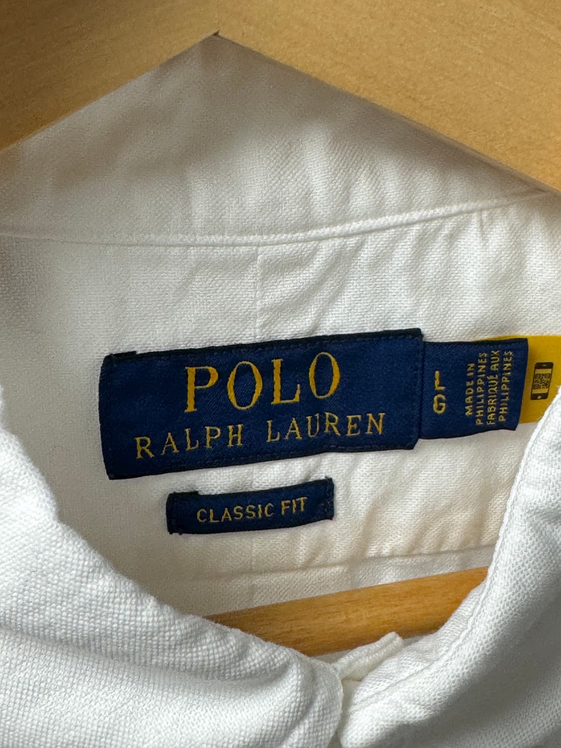 폴로랄프로렌 클래식핏 화이트 셔츠 L 상품이미지4