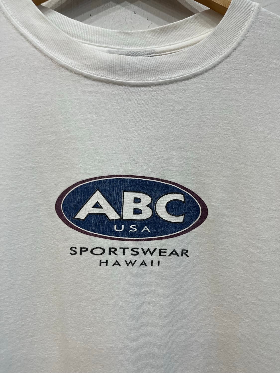 ABC 스포츠웨어 빈티지 반팔 티셔츠 Made in USA 상품이미지3