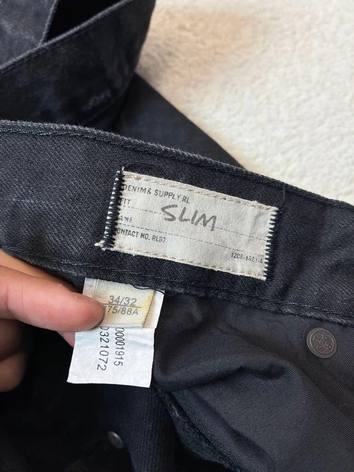 데님앤서플라이 빈티지드 스트레이트 데님 팬츠 PN6185 상품이미지8