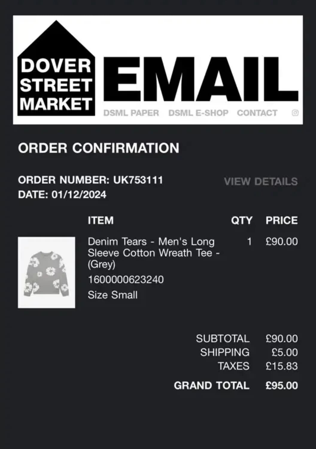 데님티어스 롱슬리브 그레이 S 상품이미지6