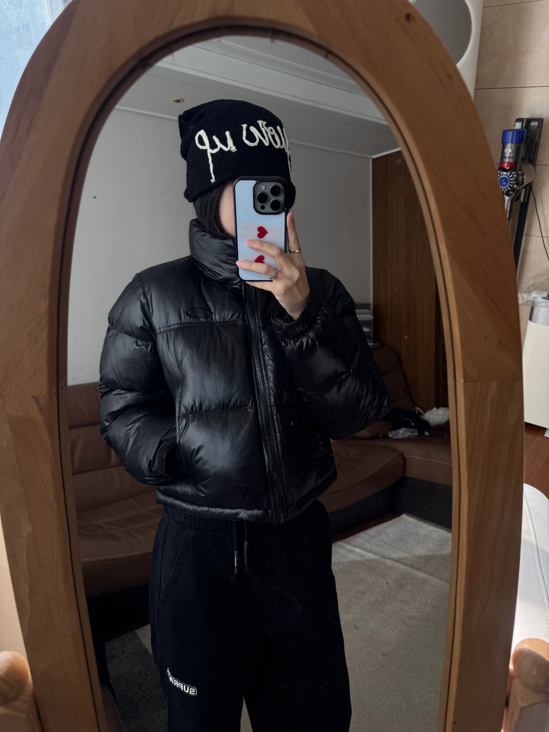 오드스튜디오 크롭패딩 상품이미지2