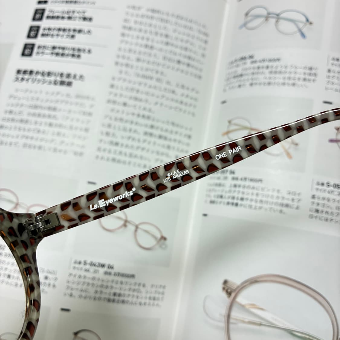 L.A. Eyeworks 엘에이 아이웍스 뿔테 안경 상품이미지5