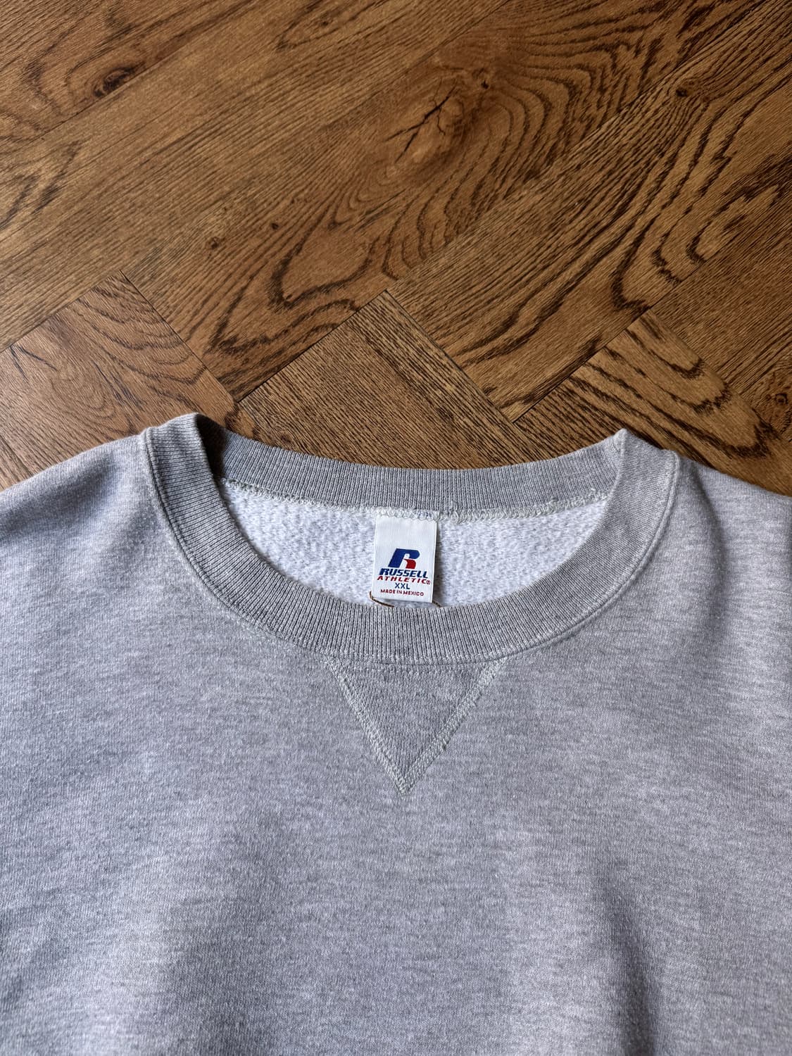 [2XL]Russell USA 러셀 LYDIG 프린팅 그레이 스웻셔츠 상품이미지2