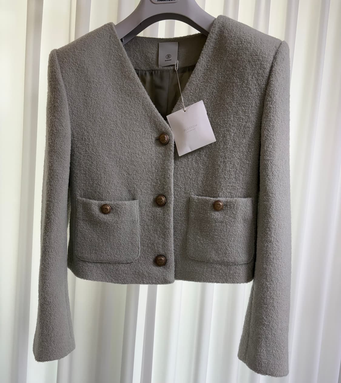 블러썸에이치컴퍼니 코 브이넥 자켓 상품이미지1