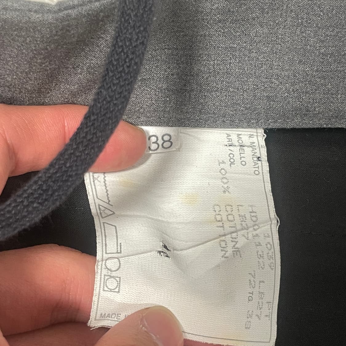 90s 헬무트랭 Helmut Lang cotton pants 상품이미지7