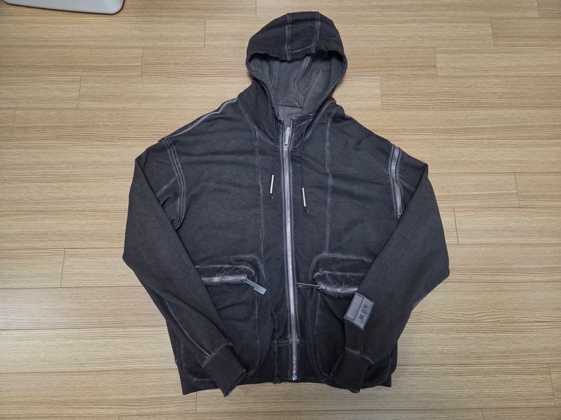 ACW 어코드월 워싱 지퍼  후드 집업 제품 상품이미지3