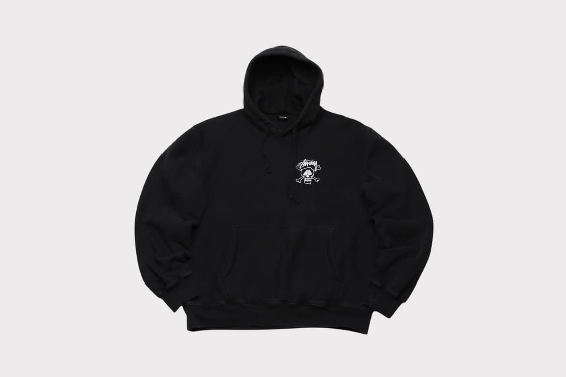 [XXL] 스투시 스컬&본즈 피그먼트 다이 후드 상품이미지2