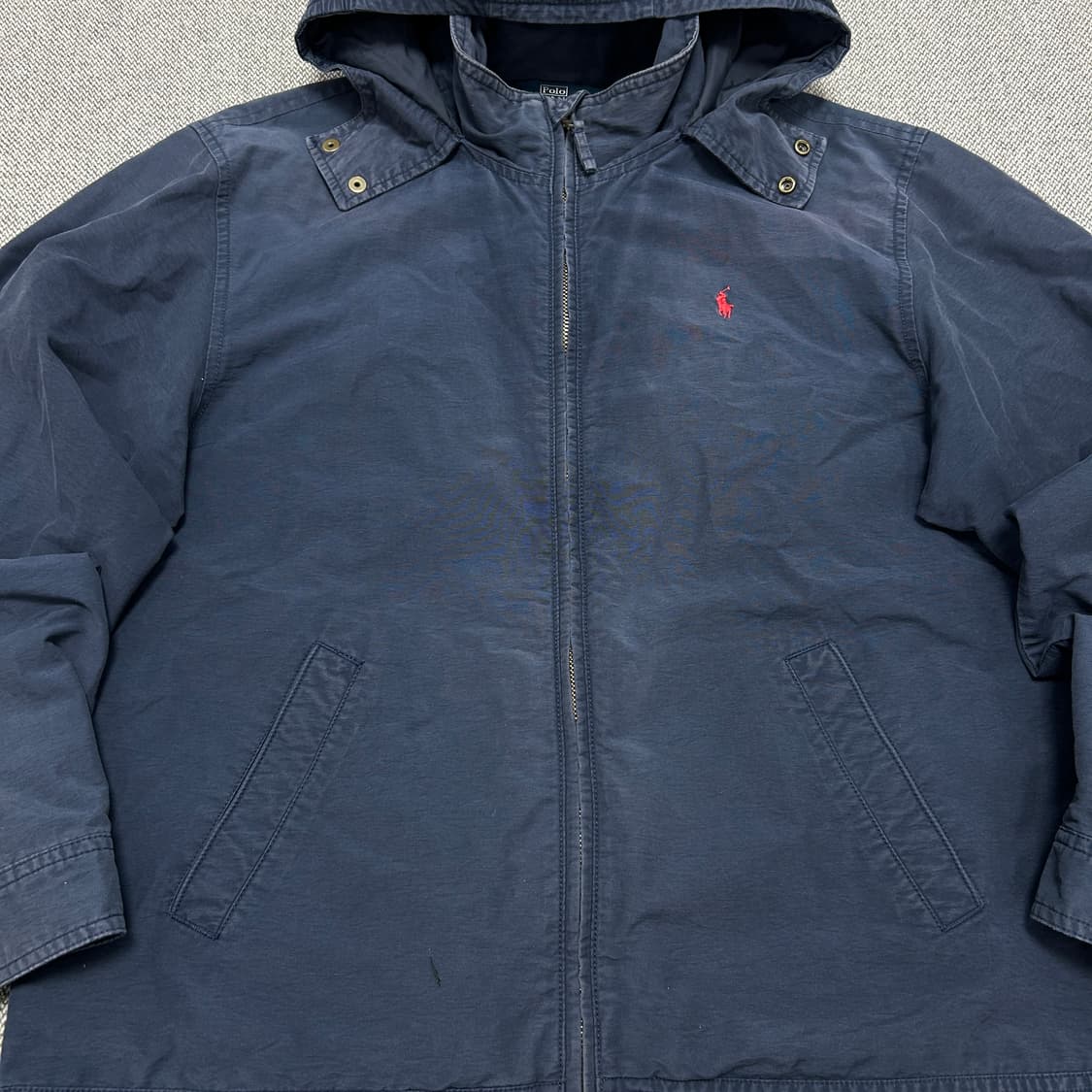폴로 빈티지 워싱 후드자켓(XL(20)) 상품이미지4