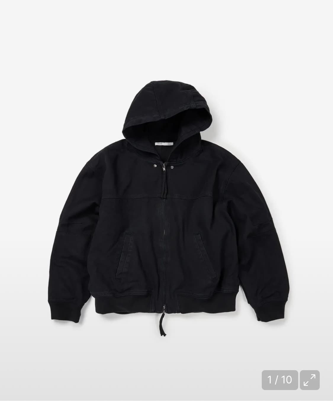 VINTAGE HOOD WORK JACKET (BLACK) 상품이미지1