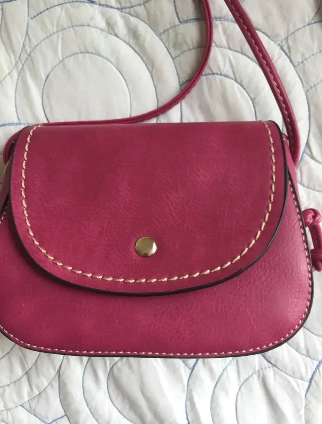 빈티지 핑크 미니 크로스백  상품이미지3