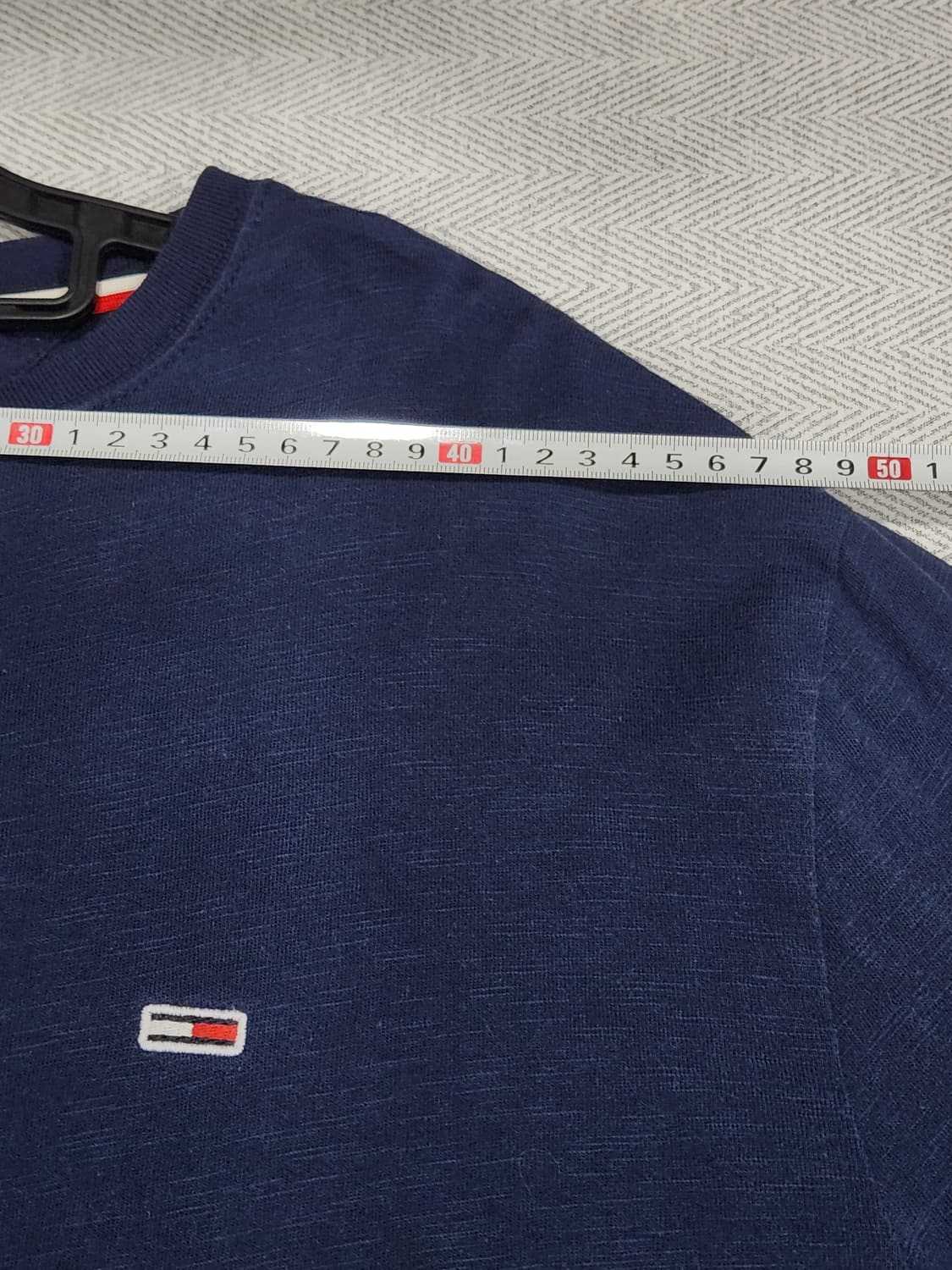 [XL] 타미힐피거 롱슬리브 긴팔 티셔츠 네이비 자수로고 상품이미지7