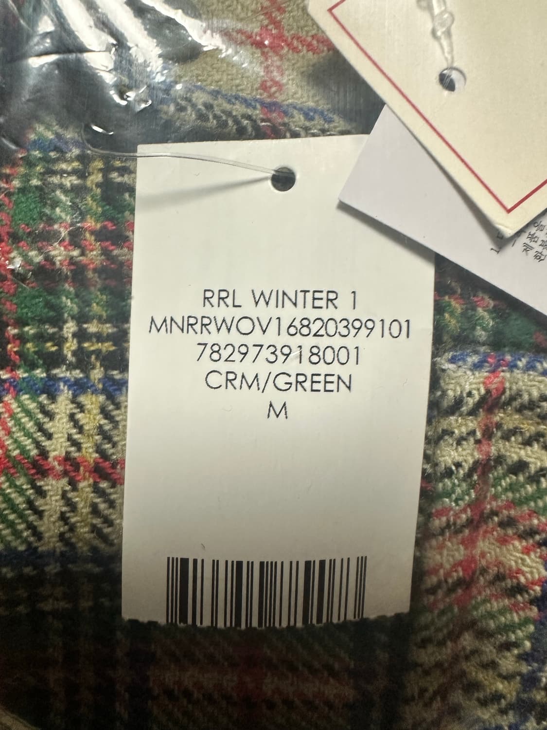 더블알엘  25 FW 더블알엘 플레이드 울 블렌드 트윌 셔츠 상품이미지9