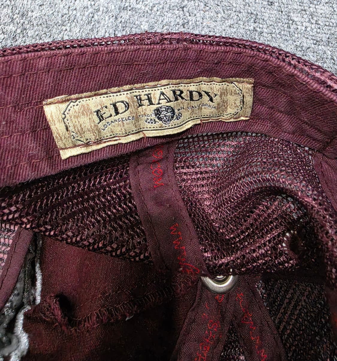 에드하디 타이거 스컬 로즈 트러커캡 Y2K 빈티지 메쉬 볼캡 모자 상품이미지8