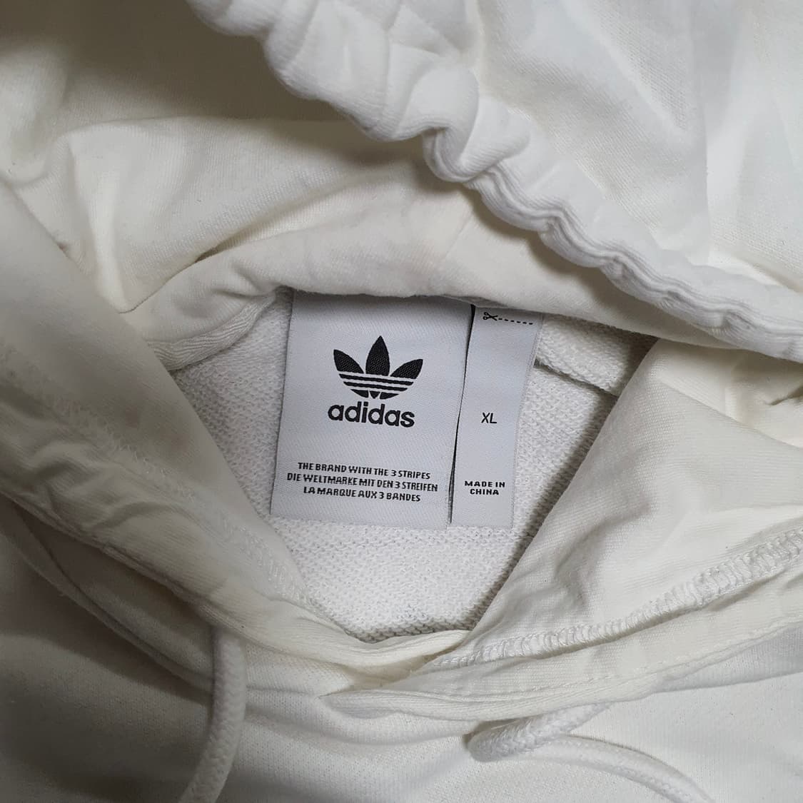 ✨ (바배) 아디다스 백로고 화이트 후드티 상품이미지3
