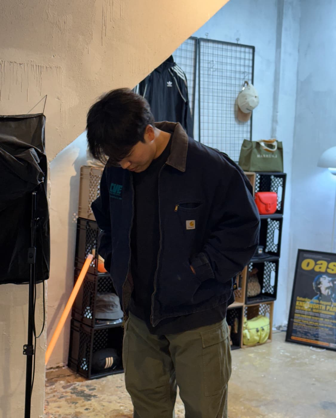 칼하트 디트로이트 자켓 JO1 다크네이비 상품이미지9