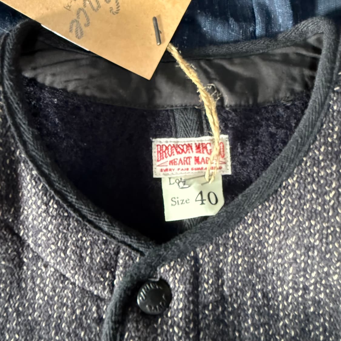 브론슨 1930s 솔트앤페퍼 비치클로스 울 베스트 40 상품이미지4