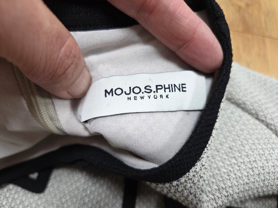 모조에스핀(MOJO.S.PHINE) 노카라 트위드 반팔원피스 55 상품이미지9