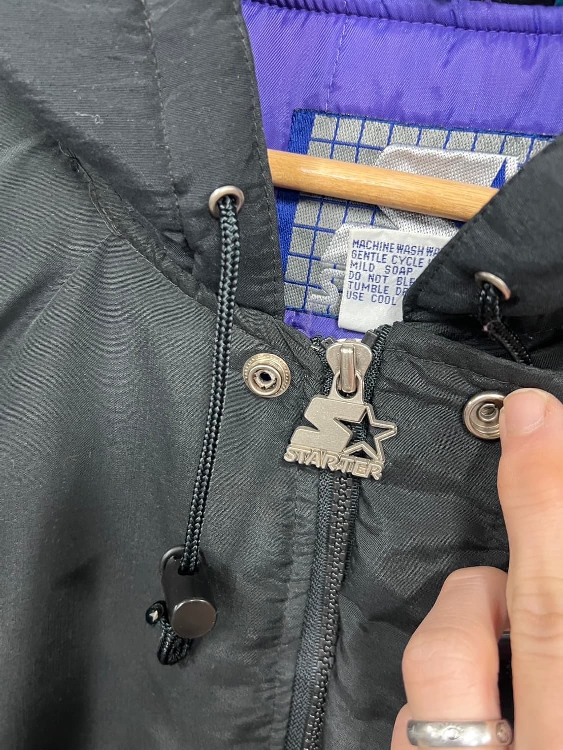 NBA 스타터 시카고불스 빅로고 올드스쿨 점퍼 상품이미지5